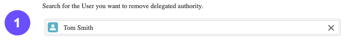 Select User to Unassign